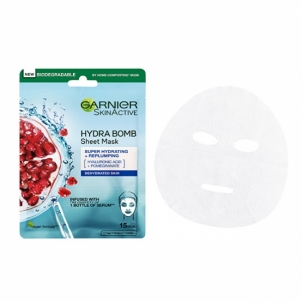 Veido kaukė Garnier Superhydrata?ní vypl?ující maska Moisture&Aqua Bomb (Skin Tissue Superhydrating Mask) 32 g