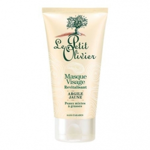 Veido kaukė Le Petit Olivier Facial Mask with yellow clay and Grapefruit essential oil 75 ml