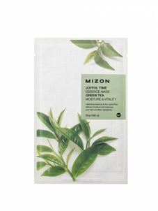 Veido kaukė Mizon Joyful Time (Essence Mask Green Tea) Face Mask with Green Tea for Hydration and Vitality Kaukės ir serumai veidui