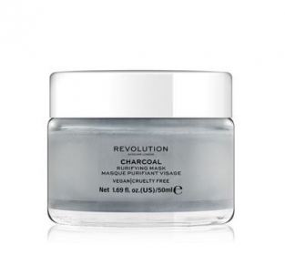 Veido kaukė Revolution Revolution Skincare, Charcoal Purifying, Face Mask