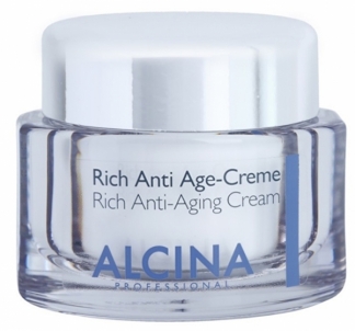 Veido kremas Alcina Rich Anti-Aging (drėkinantis kremas brandžiai odai) - 50 ml 