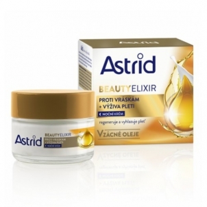 Veido kremas Astrid Nourishing Night Cream Anti-Wrinkle Beauty Elixir 50 ml Кремы для лица