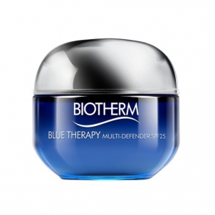Veido kremas Biotherm Regenerating and Wrinkle Cream for Normal to Combination Skin SPF 25 Blue Therapy (Multi Defender) 50 ml Kremai veidui