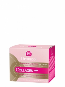 Veido kremas Dermacol Intense Rejuvenating Day Cream Collagen Plus SPF 10 (Intensive Rejuven ating Day Cream) 50 ml