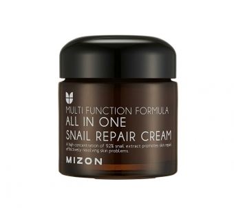 Veido cream Mizon Regenerating face cream with snail secretion filtrate 92% (All In One Snail Repair Cream) 120 ml 