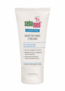 Veido cream Sebamed Matte Clear Face Cream (Mattifying Cream) 50 ml Creams for face