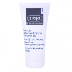 Veido kremas Ziaja Regenerating and moisturizing cream with smoothing effect Ultra-Moisturizing With Urea 50 ml 