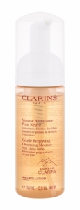 Veido valomosios putos Clarins Gentle Renewing Cleansing Mousse 150ml Facial cleansing