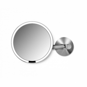 Veidrodis Simplehuman Network wall mirror Sensor with LED lighting, 5x magnification Kosmetiniai veidrodėliai