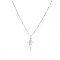 Vėrinys Amen Original silver necklace with zircons Infinity CLCRINBB Burst