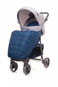 Vežimėlis kūdikiui - Rapid, mėlynas-pilkas