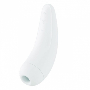 Vibratorius Satisfyer Curvy 2+ White clitoral stimulator Clitoris vibrators