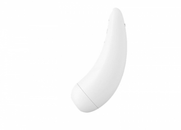 Vibratorius Satisfyer Curvy 2+ White clitoral stimulator