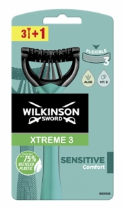 Vienkartiniai skustuvai vyrams Wilkinson Sword Wilkinson Xtreme3 Sensitive 4 vnt