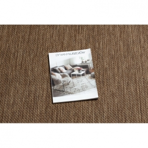 Vienspalvis rudas sizalio kilimas FLAT | 140x200 cm 