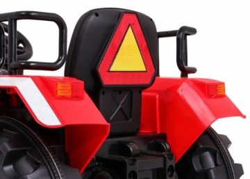 Vienvietis elektrinis traktorius Blazin BW, raudonas