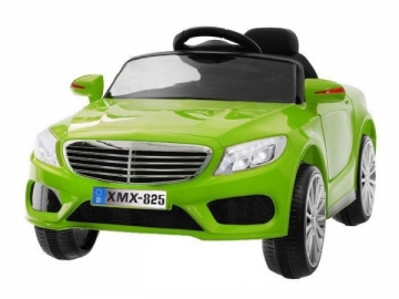 Vienvietis elektromobilis Kabrioletas, žalias