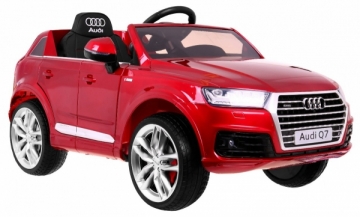 Vienvietis elektromobilis Audi Q7, raudonas Elektriniai automobiliai vaikams