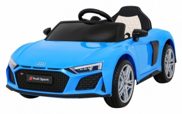 Vienvietis elektromobilis Audi R8 LIFT, mėlynas Bērnu elektromobīļi