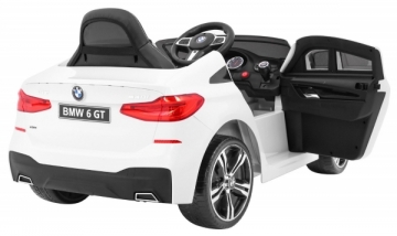 Vienvietis elektromobilis BMW 6 GT, baltas