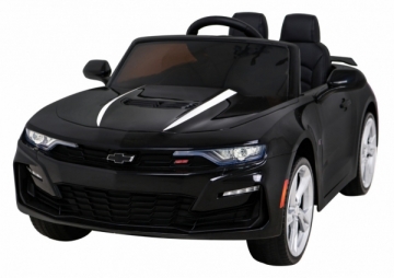 Vienvietis elektromobilis Chevrolet CAMARO 2SS, juodas Bērnu elektromobīļi