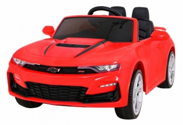 Vienvietis elektromobilis Chevrolet CAMARO 2SS, raudonas Cars for kids
