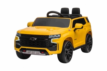Vienvietis elektromobilis Chevrolet Tahoe, geltonas Cars for kids