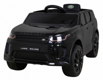 Vienvietis elektromobilis Land Rover Discovery Sport, juodas Автомобили для детей