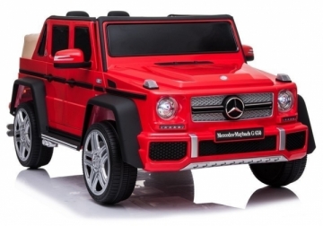 Vienvietis elektromobilis Mercedes A100, raudonas Automobiliai vaikams