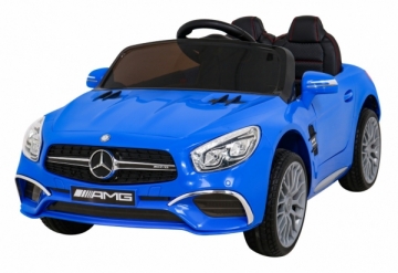 Vienvietis elektromobilis Mercedes Benz AMG SL65 S, mėlynas Bērnu elektromobīļi