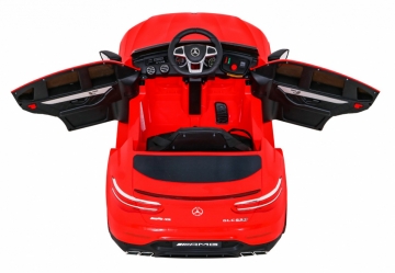 Vienvietis elektromobilis Mercedes Benz GLC63S, raudonas