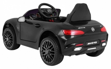 Vienvietis elektromobilis Mercedes Benz GT, juodas