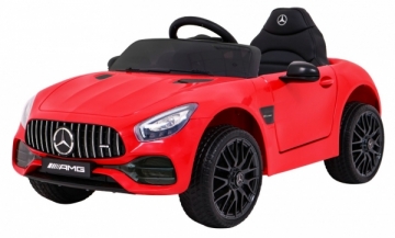 Vienvietis elektromobilis Mercedes Benz GT, raudonas Cars for kids
