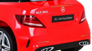 Vaikiškas vienvietis elektromobilis Mercedes BENZ SLC300, raudonas