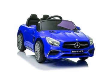 Vienvietis elektromobilis Mercedes SL65 LCD, lakuotas mėlynas 