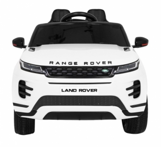 Vienvietis elektromobilis Range Rover Evoque, baltas