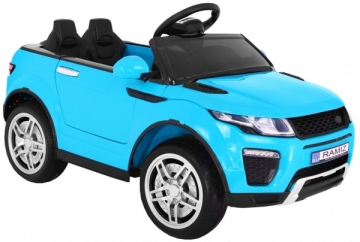Vienvietis elektromobilis Rapid Racer, mėlynas