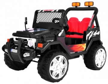 Vienvietis elektromobilis RAPTOR Drifter, juodas Elektriniai automobiliai vaikams