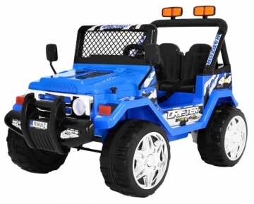 Vienvietis elektromobilis RAPTOR Drifter, mėlynas Автомобили для детей