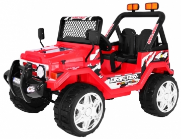 Vienvietis elektromobilis RAPTOR Drifter, raudonas Bērnu elektromobīļi
