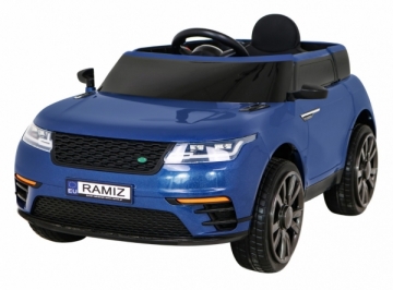 Vienvietis elektromobilis Super-S, mėlynas Elektriniai automobiliai vaikams