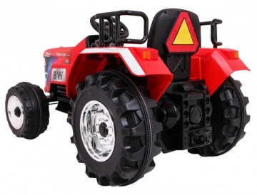 Vienvietis vaikiškas elektrinis traktorius Blazin BW, raudonas