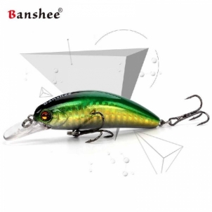 Vobleris Banshee Crankbait 45mm 4.7g GO-CM001 Green Back, Plūdrus Искусственные рыб Аттрактанты