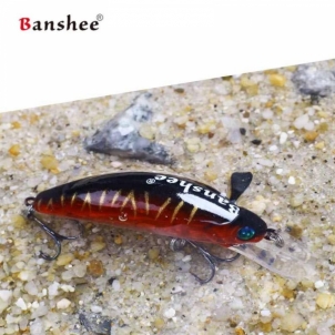 Vobleris Banshee Crankbait 45mm 4.7g GO-CM001 Red Black Back, Plūdrus Искусственные рыб Аттрактанты