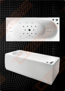 Vonia BALTECO Modul 179x80 cm su apdaila bei Hydro sistema S3 В ванной комнате