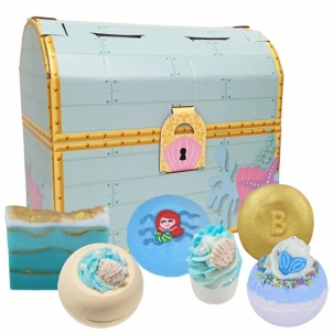 Vonios bombų rinkinys Bomb Cosmetics Mermaid Treasure gift set Vannas sāli, eļļu