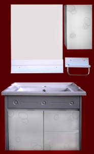 bathroom room furniture set with wash basin 2076