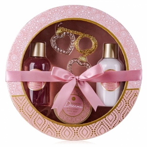 Vonios priežiūros rinkinys Accentra Gift set of bath care with Romantic Dreams pendant Kvepalų ir kosmetikos rinkiniai