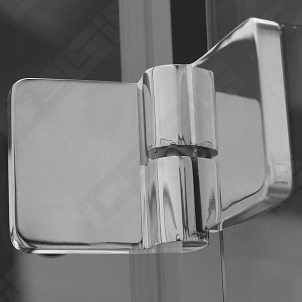 Vonios sienelė ROLTECHNIK TZVP2/1000 su specialia lankstų sistema, brillant profiliu ir skaidriu stiklu