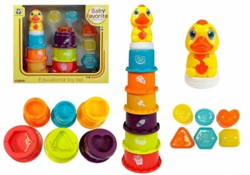 Vonios žaislas Spalvinga piramidė Vannas rotaļlietas